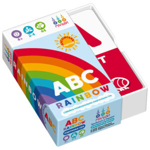 Коробка настільної гри ABC rainbow. Англійська абетка