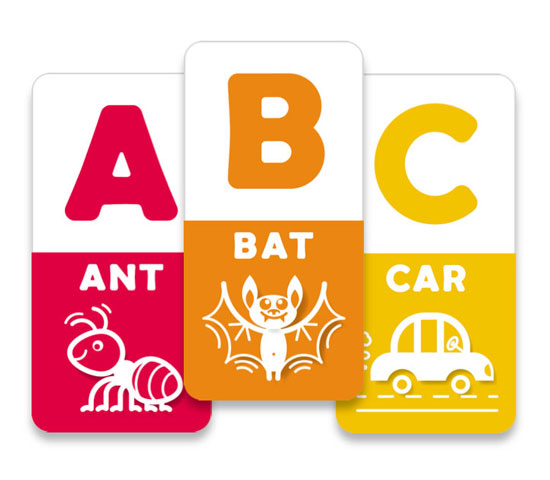 Настольная игра ABC rainbow карточки с алфавитом изображения