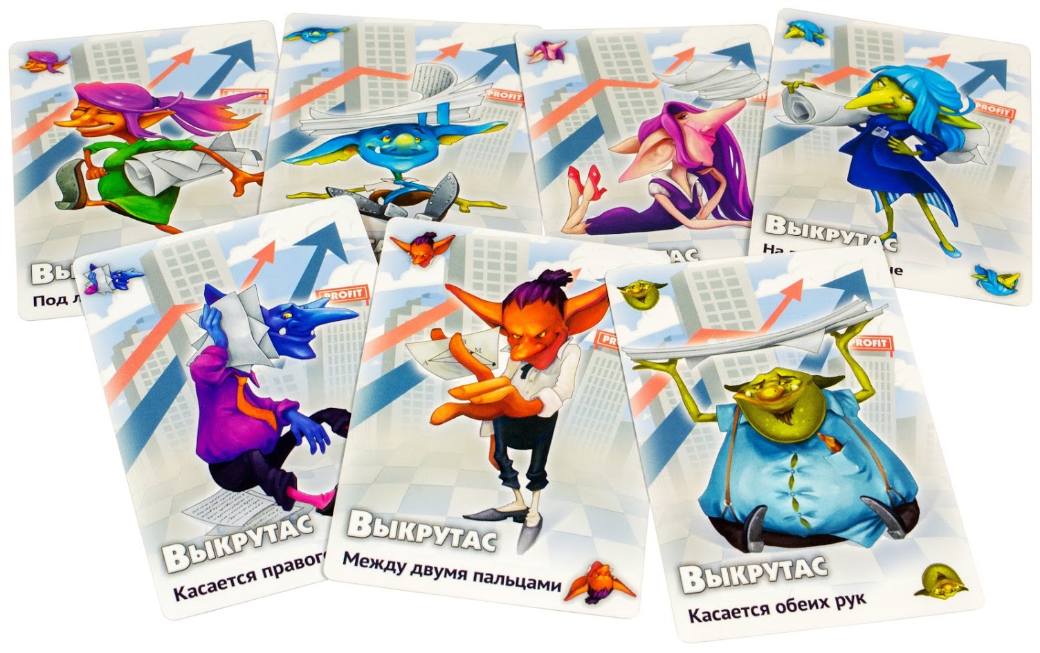 Настільна гра Свинтус: Викрутаси карти для гри зображення