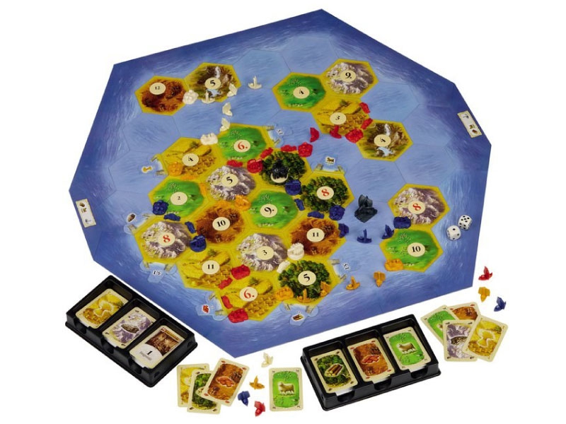 Настільна гра Колонізатори: Мореплавці карта з картками зображення