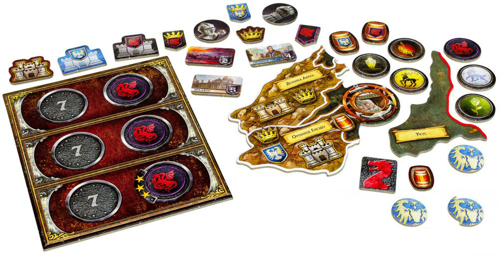 Настільна гра Гра Престолів фішки та жетони зображення