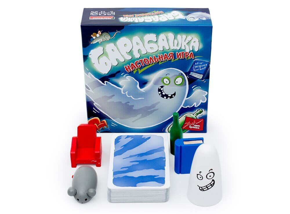 Настільна гра Барабашка - картки та фішки зображення