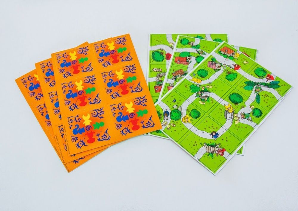 Настільна гра Діти Каркассону картки зображення