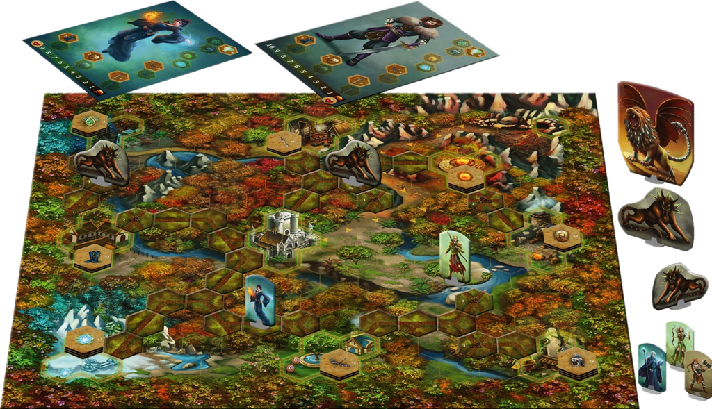 Настільна гра Ліс: Легенда про Мантікору карта для гри зображення