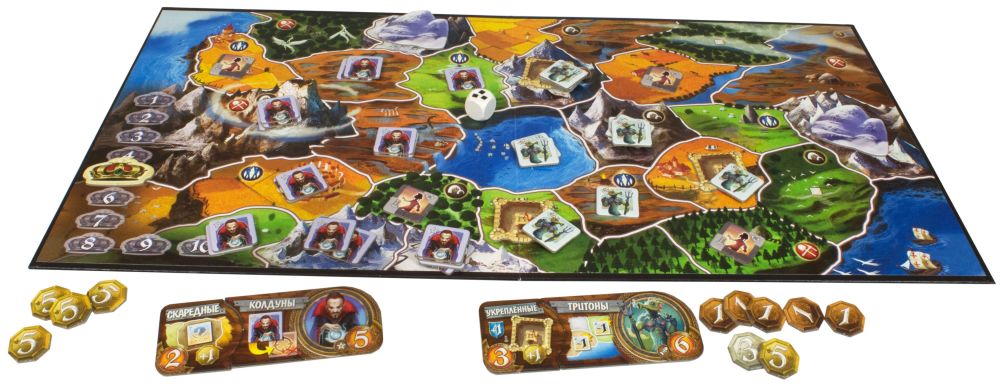 Настільна гра Small World карта з грою зображення