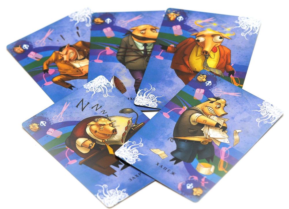 Настільна гра Свінтус карти для гри зображення