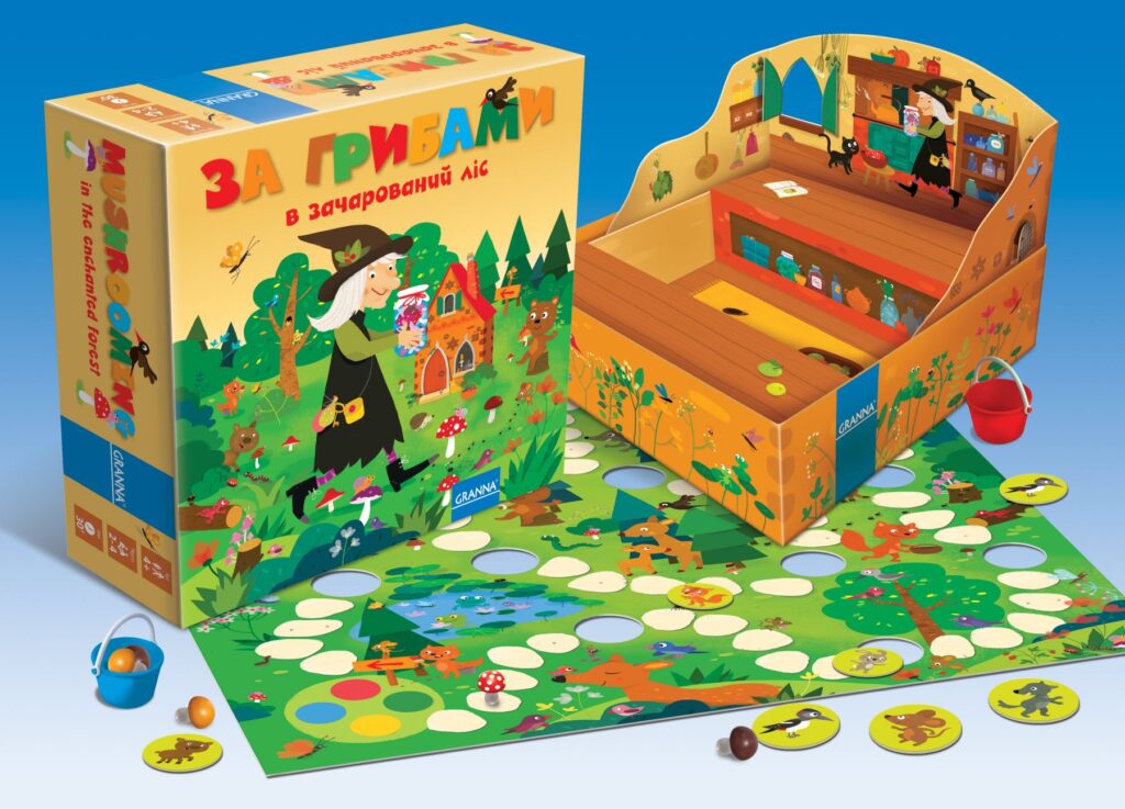 За грибами коробка з самою грою зображення