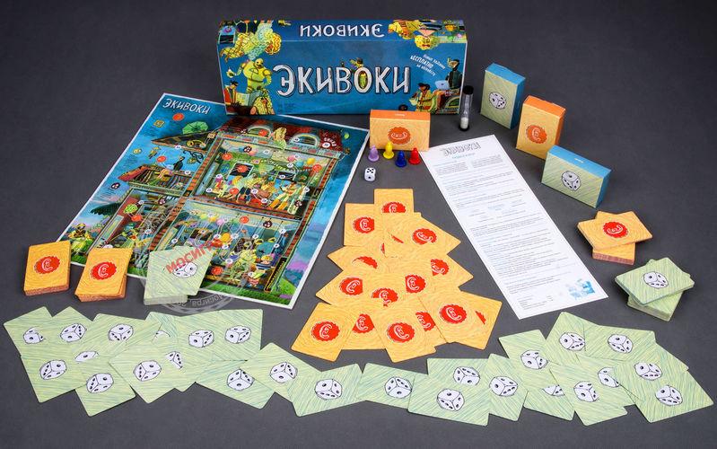 Настільна гра Еківоки комплектуючі до гри зображення