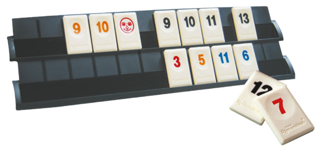 Настольная игра Руммикуб . Классическая версия подставка для игры изображения