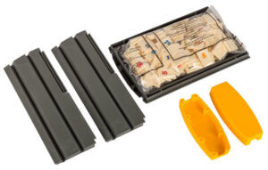 Настільна гра Руммікуб. Компактна версія (футляр для зберігання) закрита коробка зображення