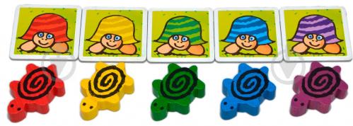 Настільна гра Черепашачі Перегони - тваринки для гри зображення