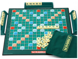 Настільна гра Скрабл закрита коробка зображення