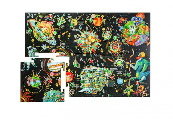 Настільна гра Еківоки. Космос карта для гри зображення