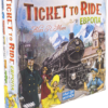 Коробка настільної гри Квиток на Потяг: Європа