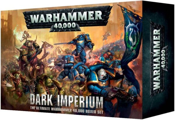 Настільна гра Warhammer 40000: Dark Imperium – Starter Set закрита коробка зображення