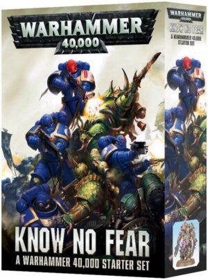 Настільна гра Warhammer 40000: Know No Fear – Starter Set закрита коробка зображення