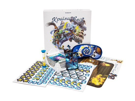 Настільна гра Країна Снів - комплектуючі коробки зображення