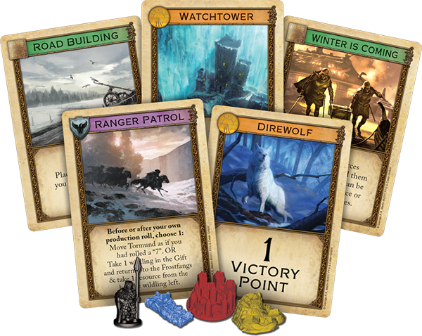 Картки та фішки настільна гра A Game of Thrones. Catan: Brotherhood of the Watch