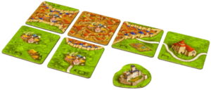 Настільна гра Каркассон: Мости, замки та базари закрита коробка зображення