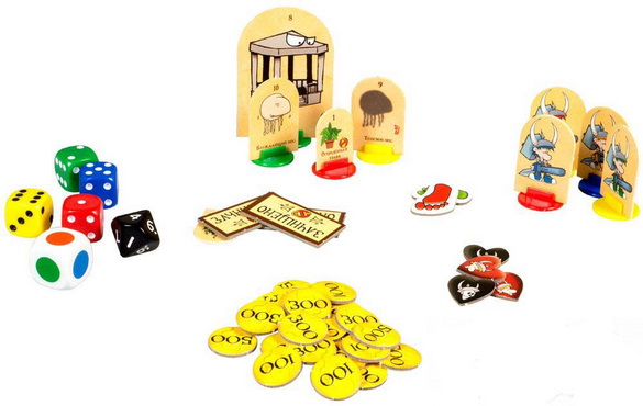 Настольная игра Манчкин Квест материалы для игры изображение