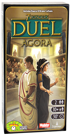 Настільна гра 7 Чудес: Дуель. Агора закрита коробка зображення