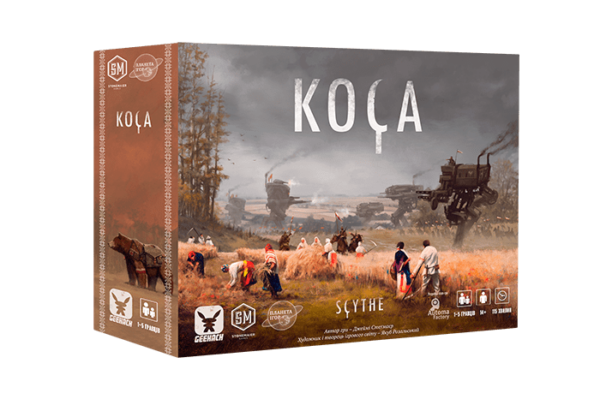 Настільна гра КОСА закрита коробка зображення