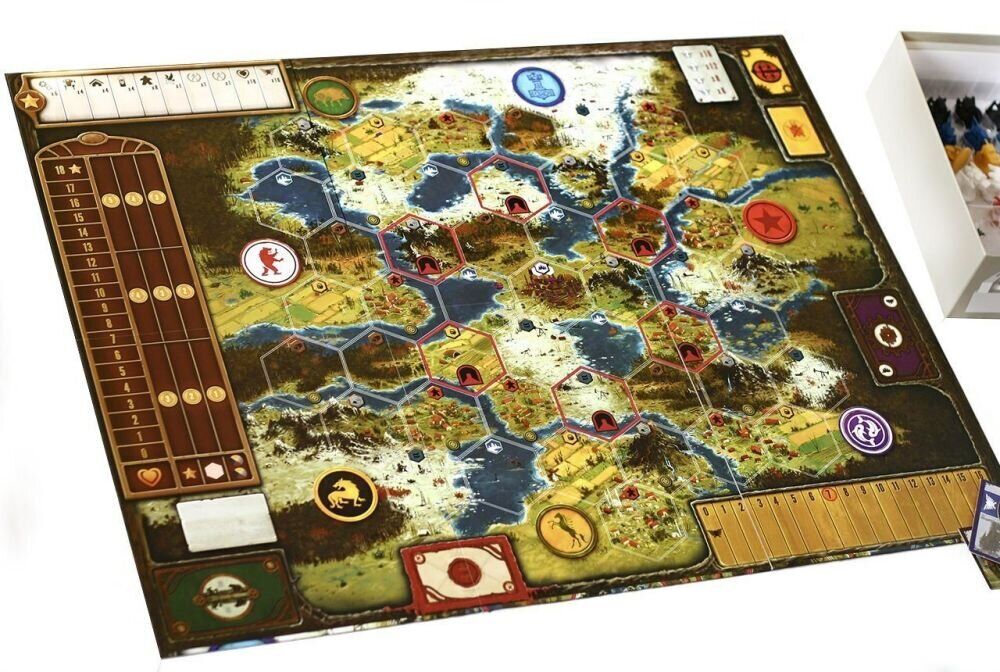 Настільна гра КОСА карта для гри зображення