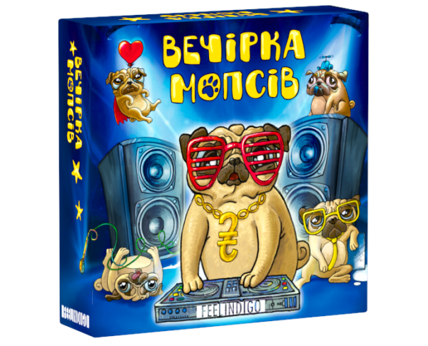 Настільна гра Вечірка мопсів